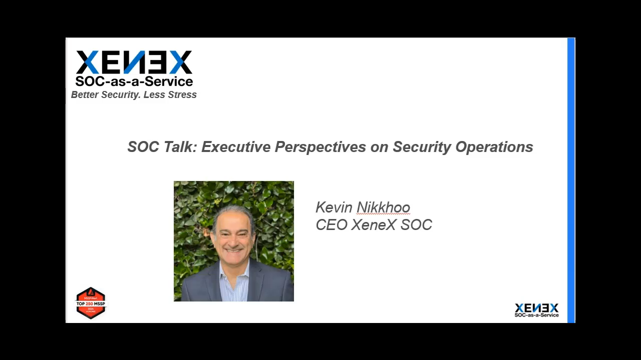 SOC Talk: A Day in the life of a SOC leader